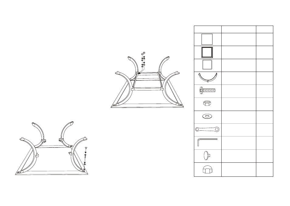 Agio International Square Inlaid Glass Cafe Table User Manual | 1 page