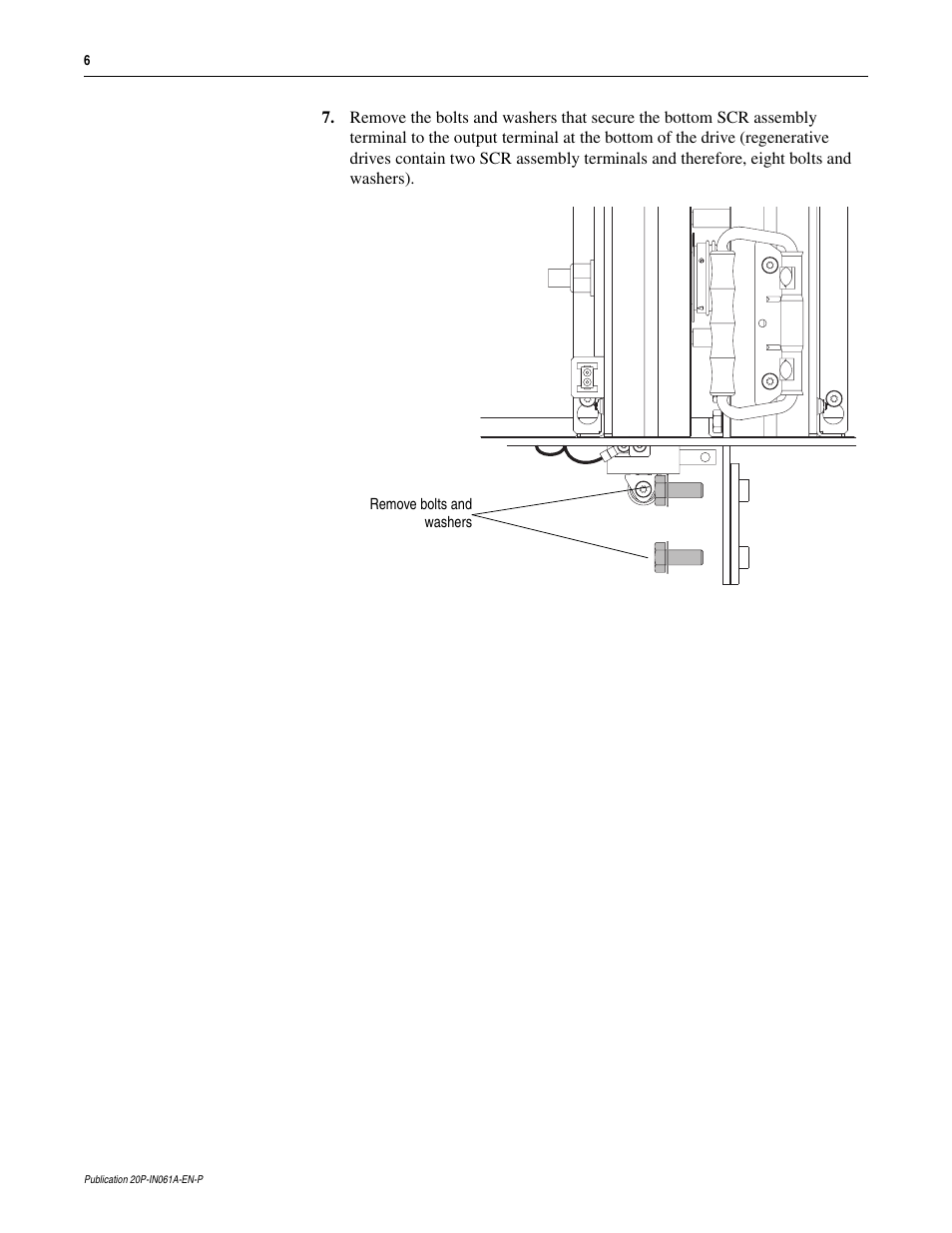 Rockwell Automation 20P PowerFlex DC Drive - Frame D Bimetal Thermostat User Manual | Page 6 / 10