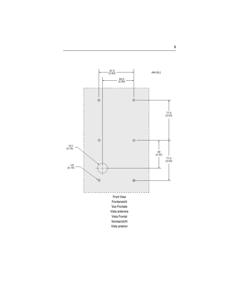 Rockwell Automation 20-HIM-B1 PowerFlex 7-Class HIM Bezel (DPI) User Manual | Page 3 / 4