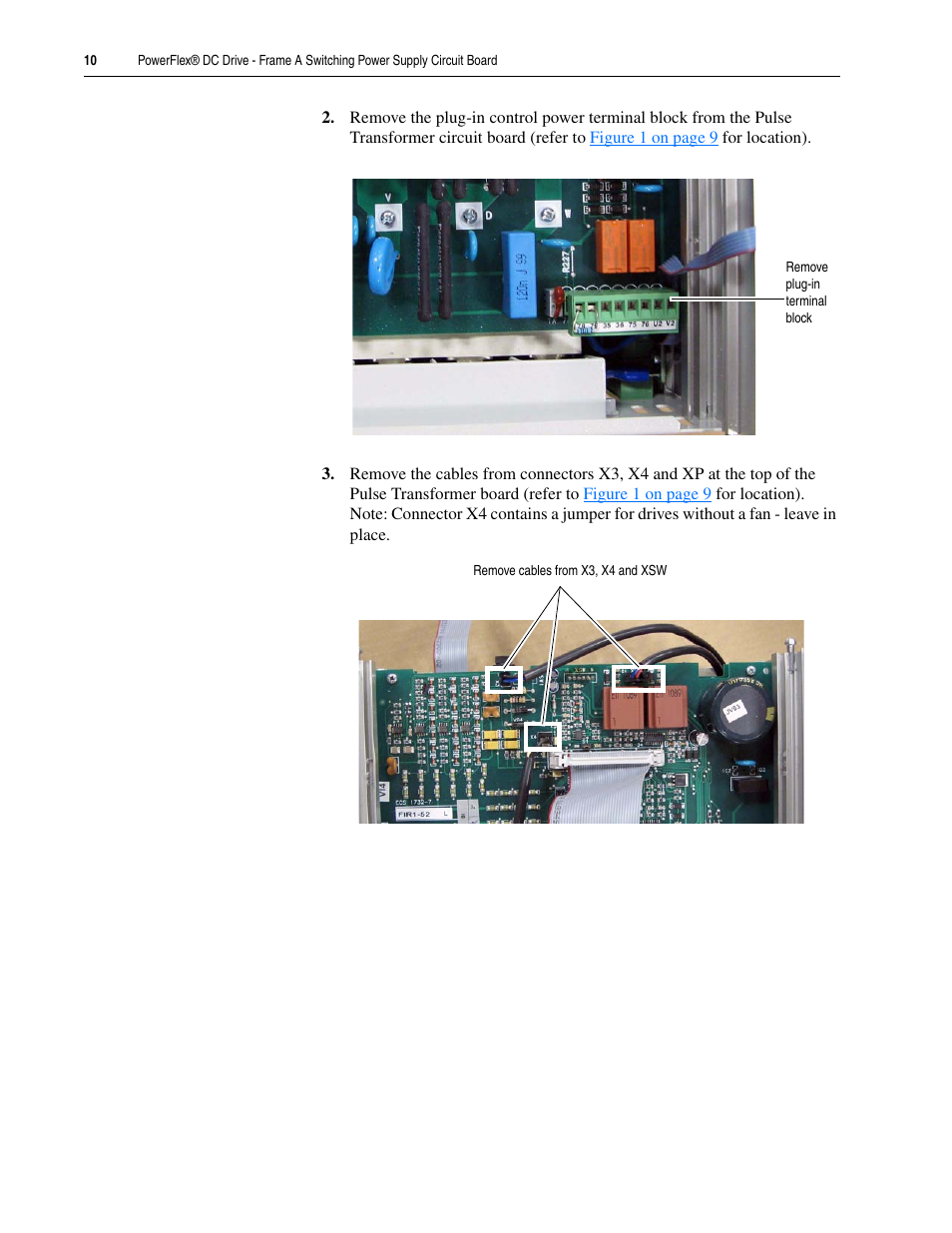 Rockwell Automation 20P PowerFlex DC Drive - Frame A Switching Power Supply Circuit Board User Manual | Page 10 / 16