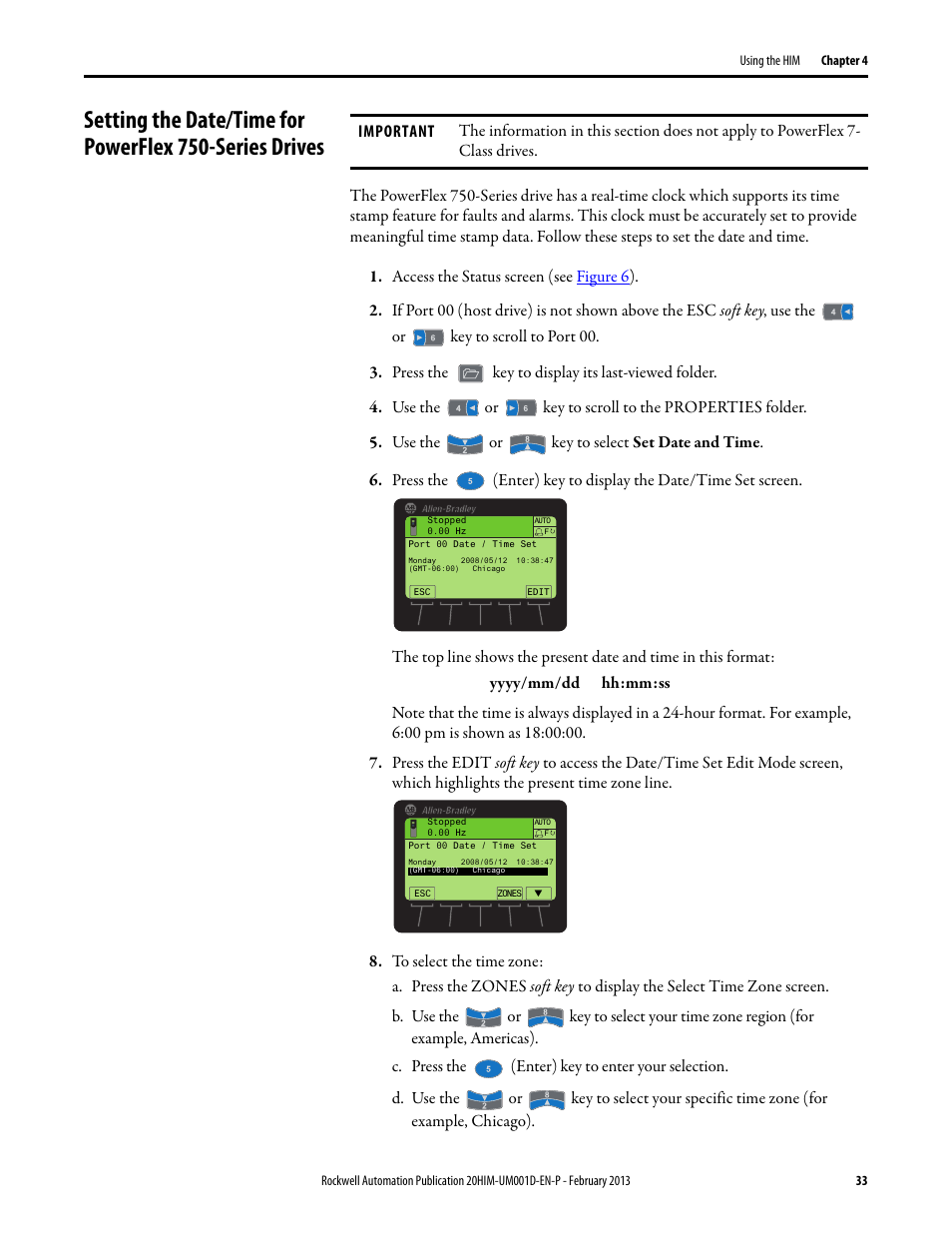 Rockwell Automation 20-HIM-C6S PowerFlex (Human Interface Module) User Manual | Page 33 / 74