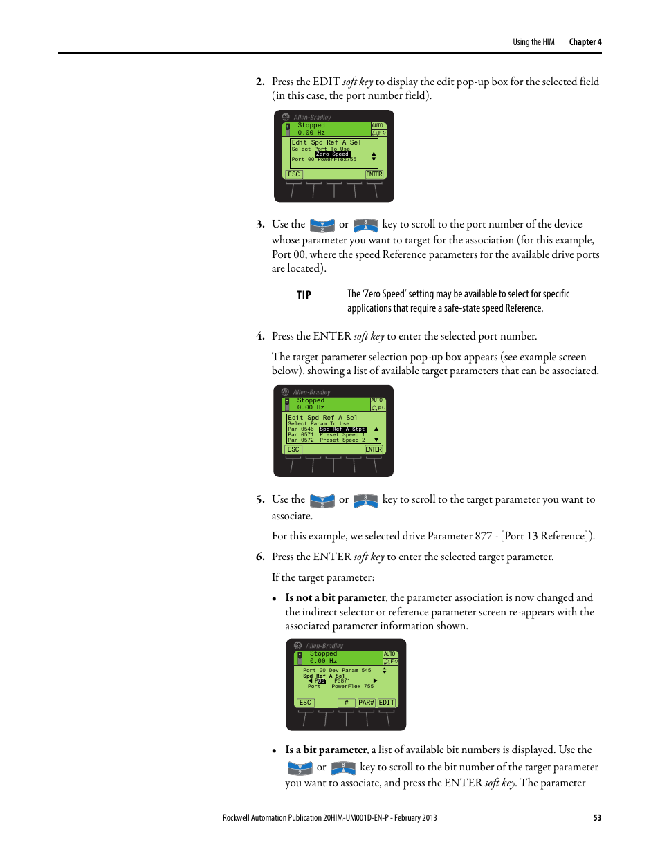 Rockwell Automation 20-HIM-C6S PowerFlex (Human Interface Module) User Manual | Page 53 / 74