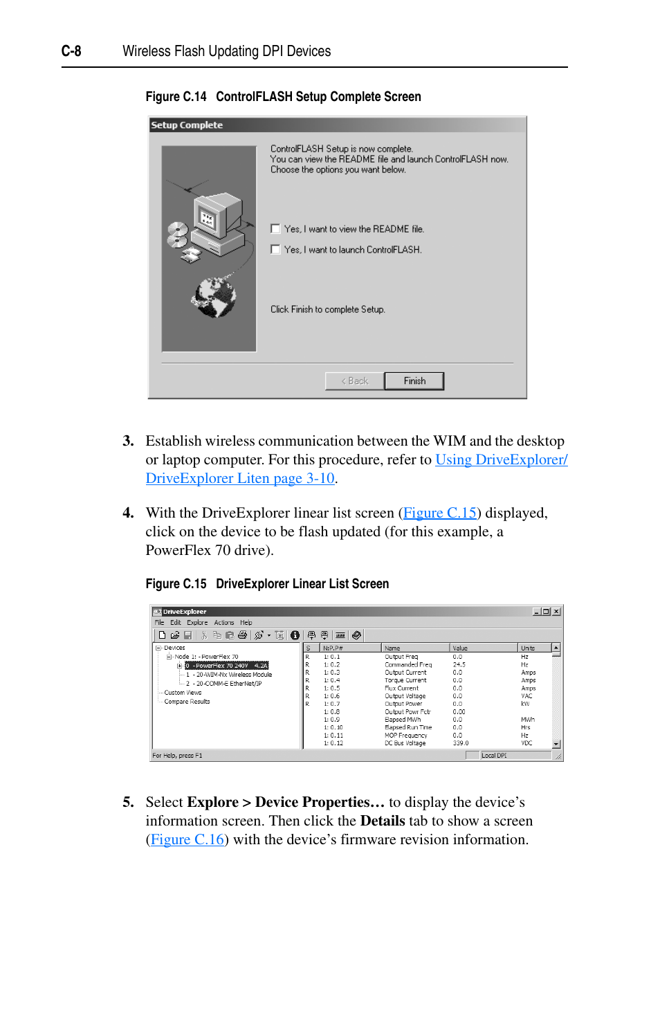 Rockwell Automation 7000 DPI Wireless Interface Module User Manual | Page 70 / 92