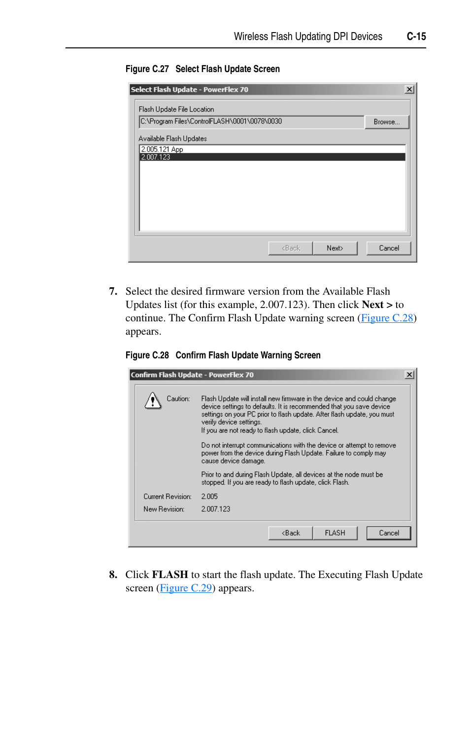 Screen, Figure c.27 | Rockwell Automation 7000 DPI Wireless Interface Module User Manual | Page 77 / 92
