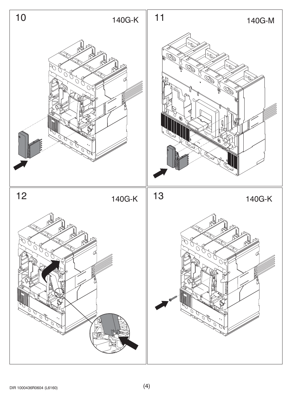 Rockwell Automation 140U H-Frame Circuit Breaker Fixed and Adjustable Thermal Trip User Manual | Page 4 / 7