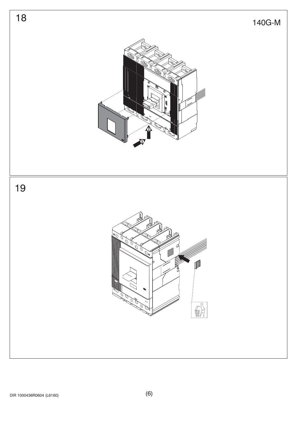Rockwell Automation 140U H-Frame Circuit Breaker Fixed and Adjustable Thermal Trip User Manual | Page 6 / 7