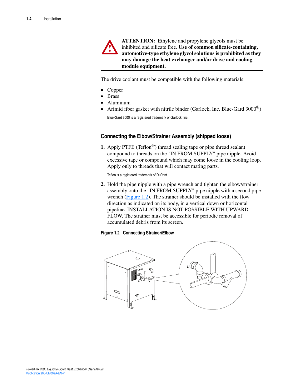 Rockwell Automation 20L-LL PowerFlex 700L Liquid-to-Liquid Heat Exchanger User Manual | Page 14 / 40