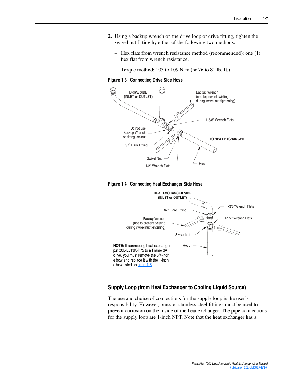 Rockwell Automation 20L-LL PowerFlex 700L Liquid-to-Liquid Heat Exchanger User Manual | Page 17 / 40