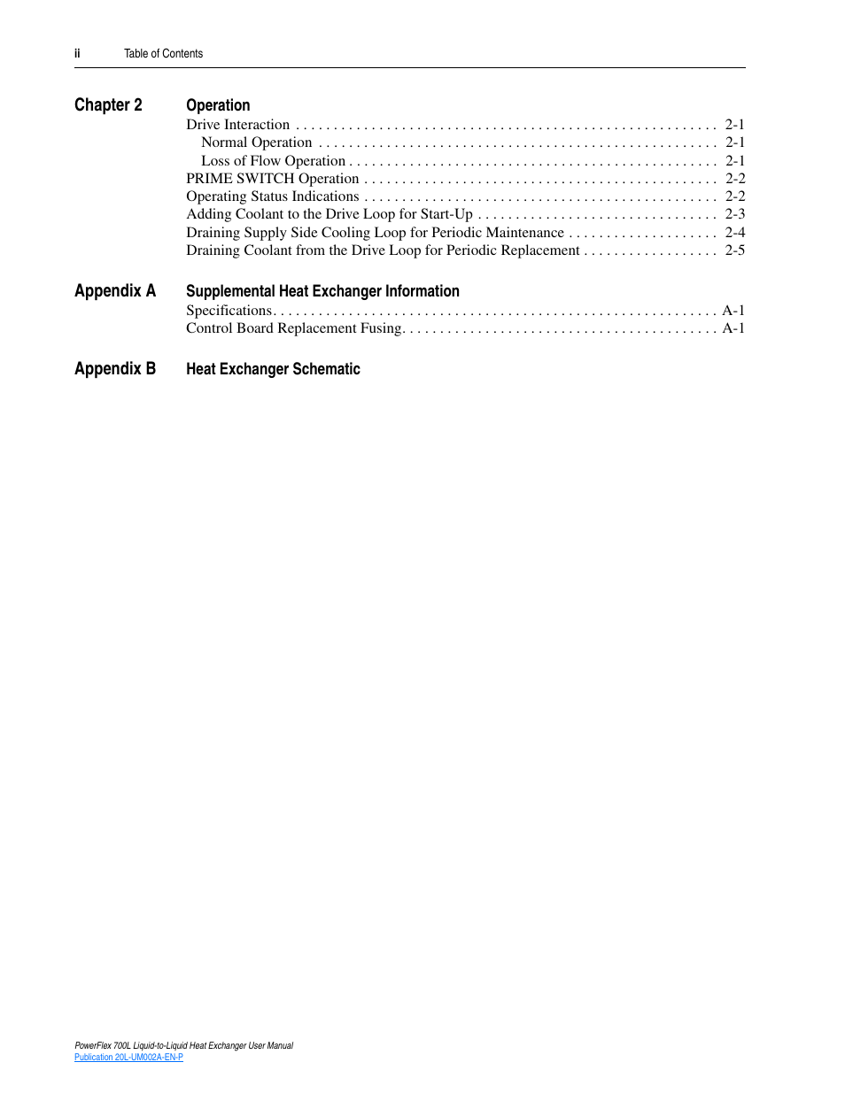 Rockwell Automation 20L-LL PowerFlex 700L Liquid-to-Liquid Heat Exchanger User Manual | Page 6 / 40