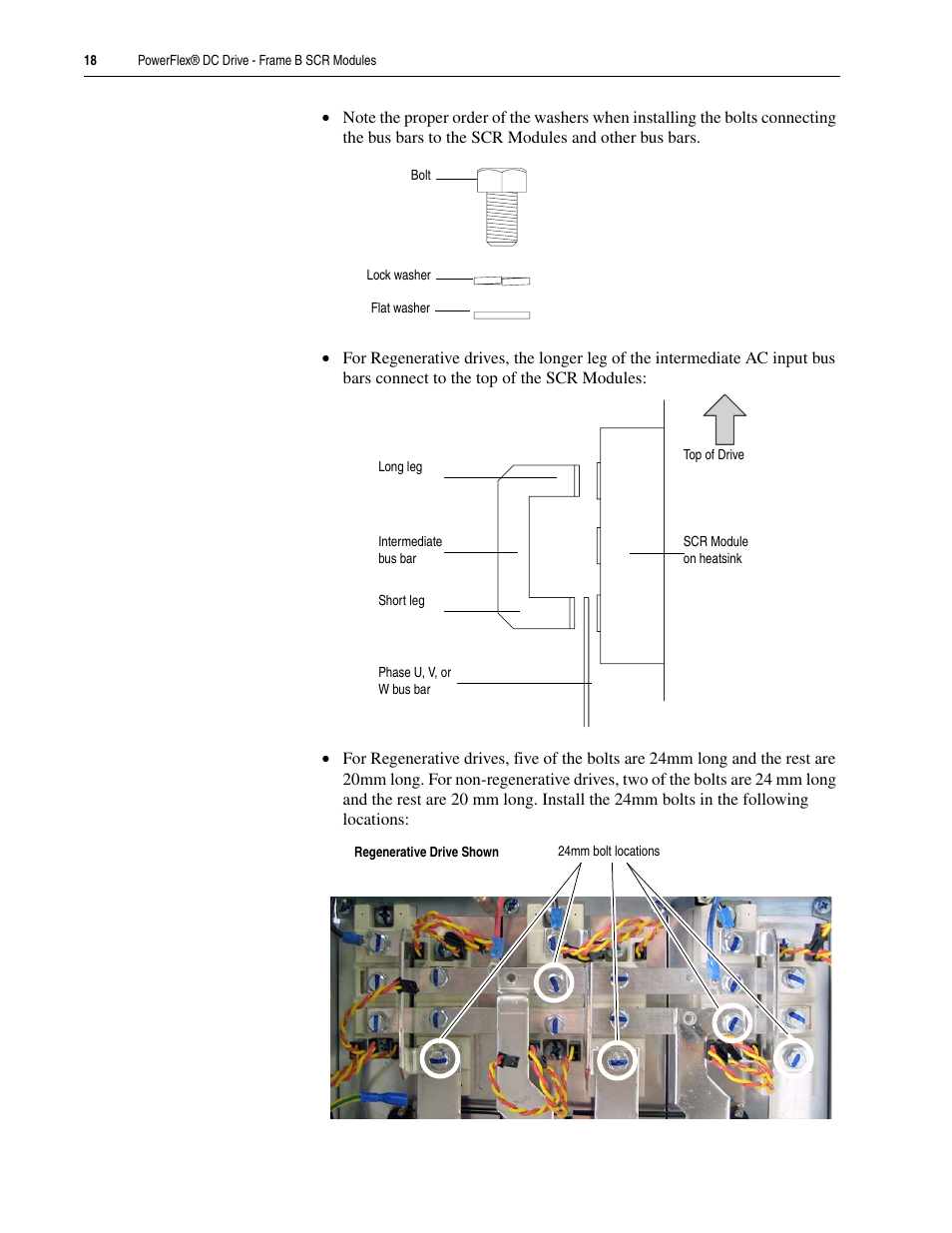 Rockwell Automation 20P PowerFlex DC Drive - Frame B SCR Modules User Manual | Page 18 / 20