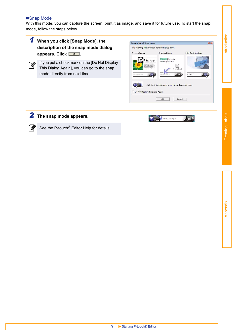 Brother QL-570 User Manual | Page 9 / 35