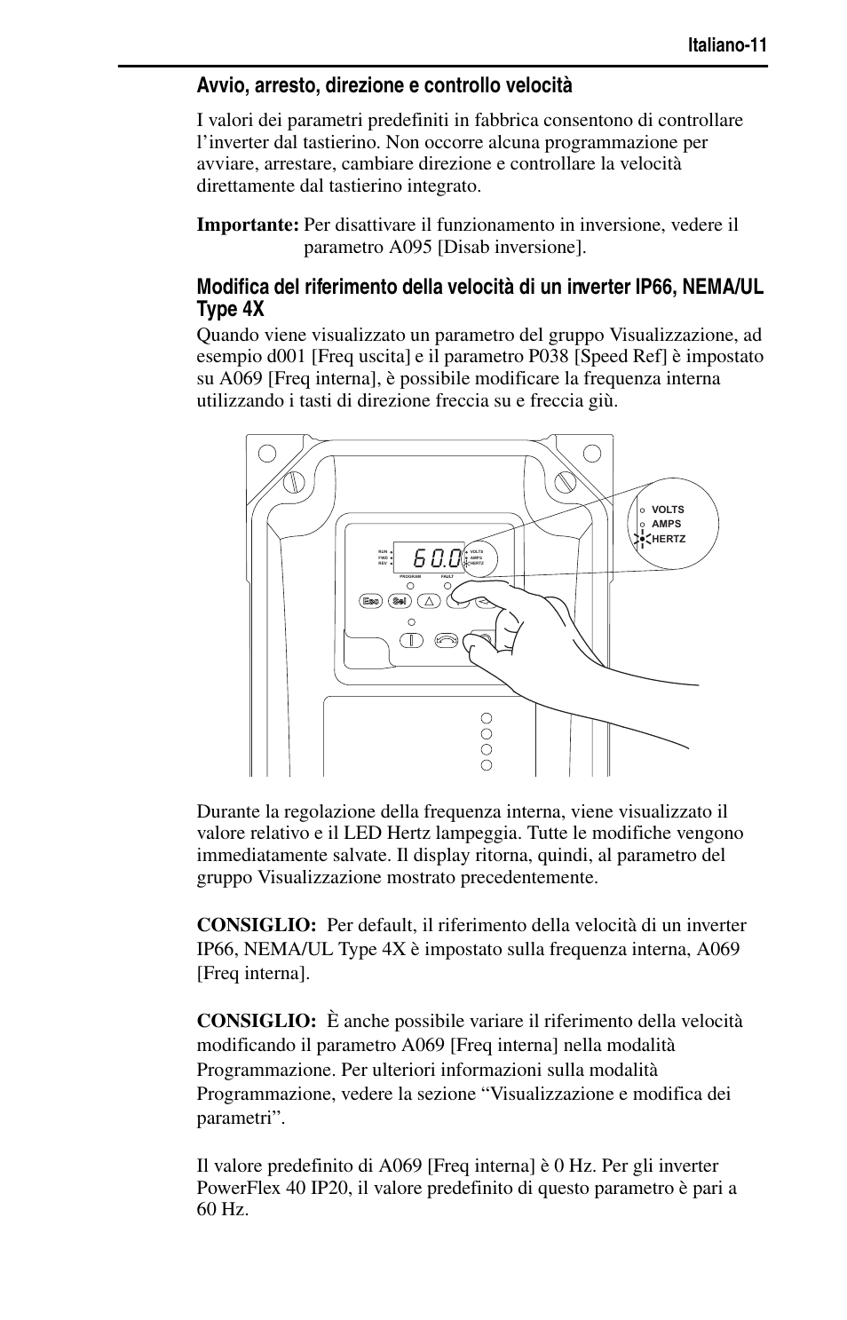 Avvio, arresto, direzione e controllo velocità | Rockwell Automation 22B PowerFlex 40 Quick Start FRN 5.xx - 6.xx User Manual | Page 81 / 161