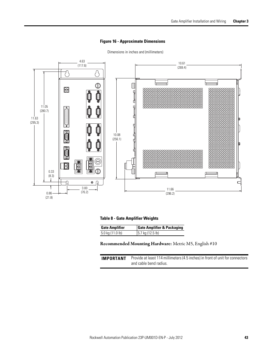 Rockwell Automation 23P PowerFlex DC Stand Alone Regulator and Gate Amplifier User Manual | Page 43 / 90