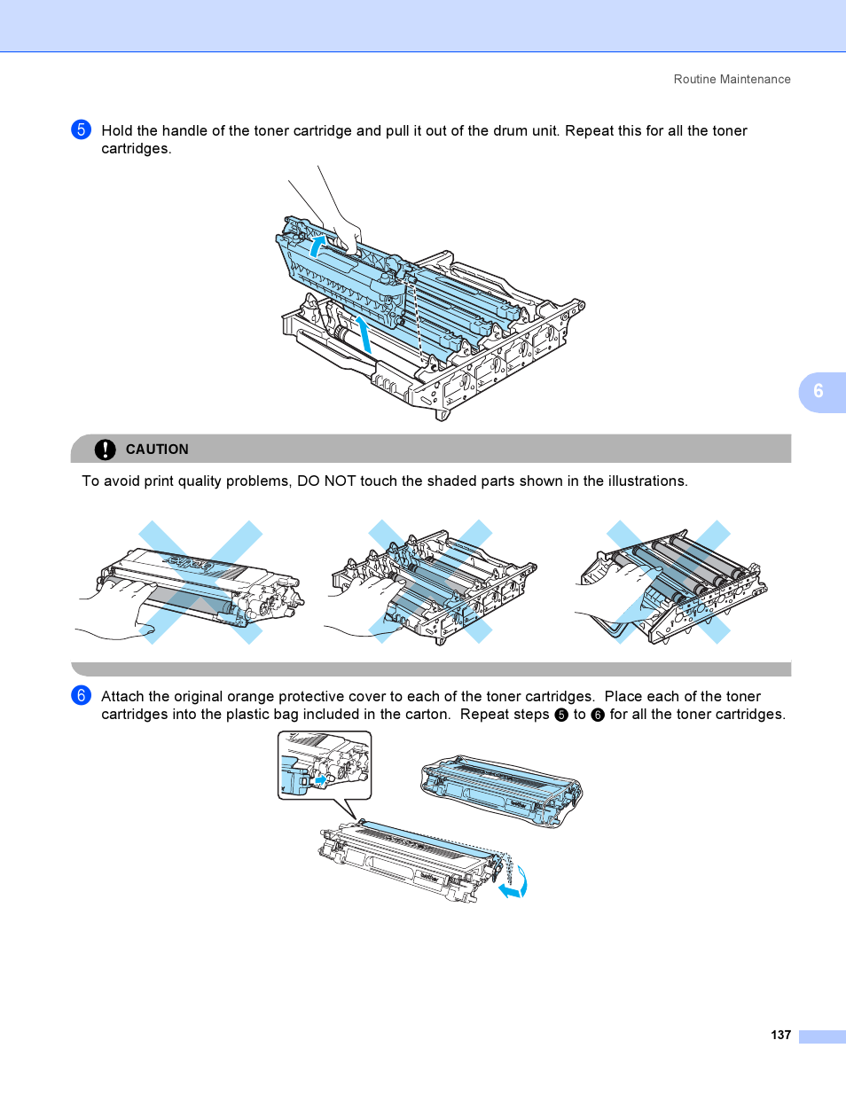 Caution | Brother HL-4050CDN  EN User Manual | Page 146 / 211