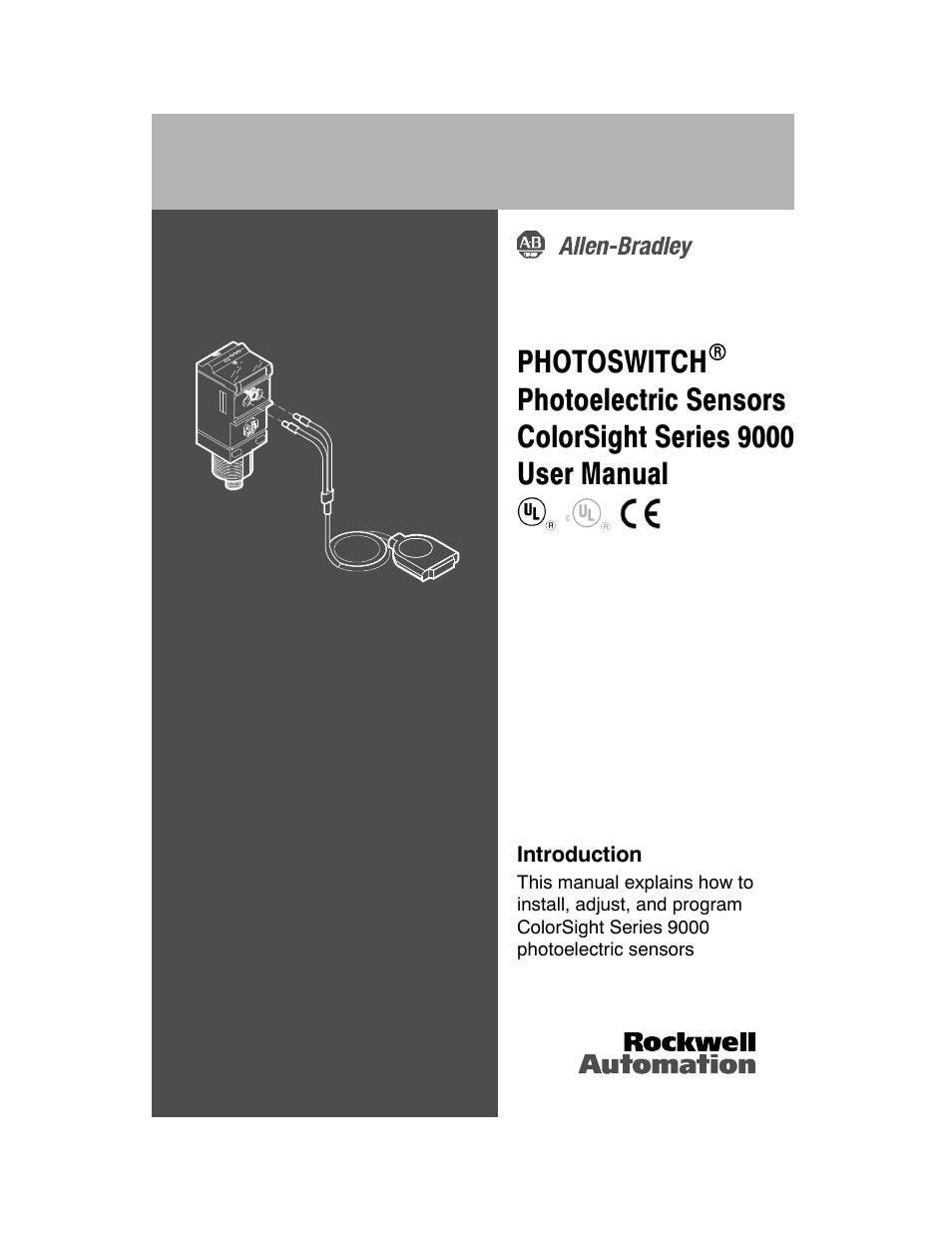 Rockwell Automation 42QA ColorSight Series 9000 Photoelectric Sensors User Manual | 16 pages