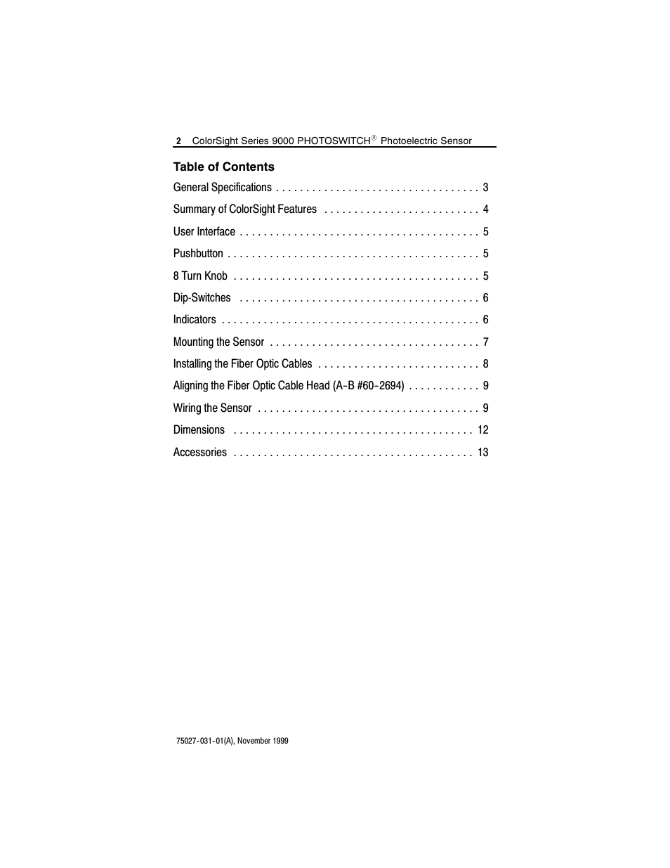 Rockwell Automation 42QA ColorSight Series 9000 Photoelectric Sensors User Manual | Page 2 / 16
