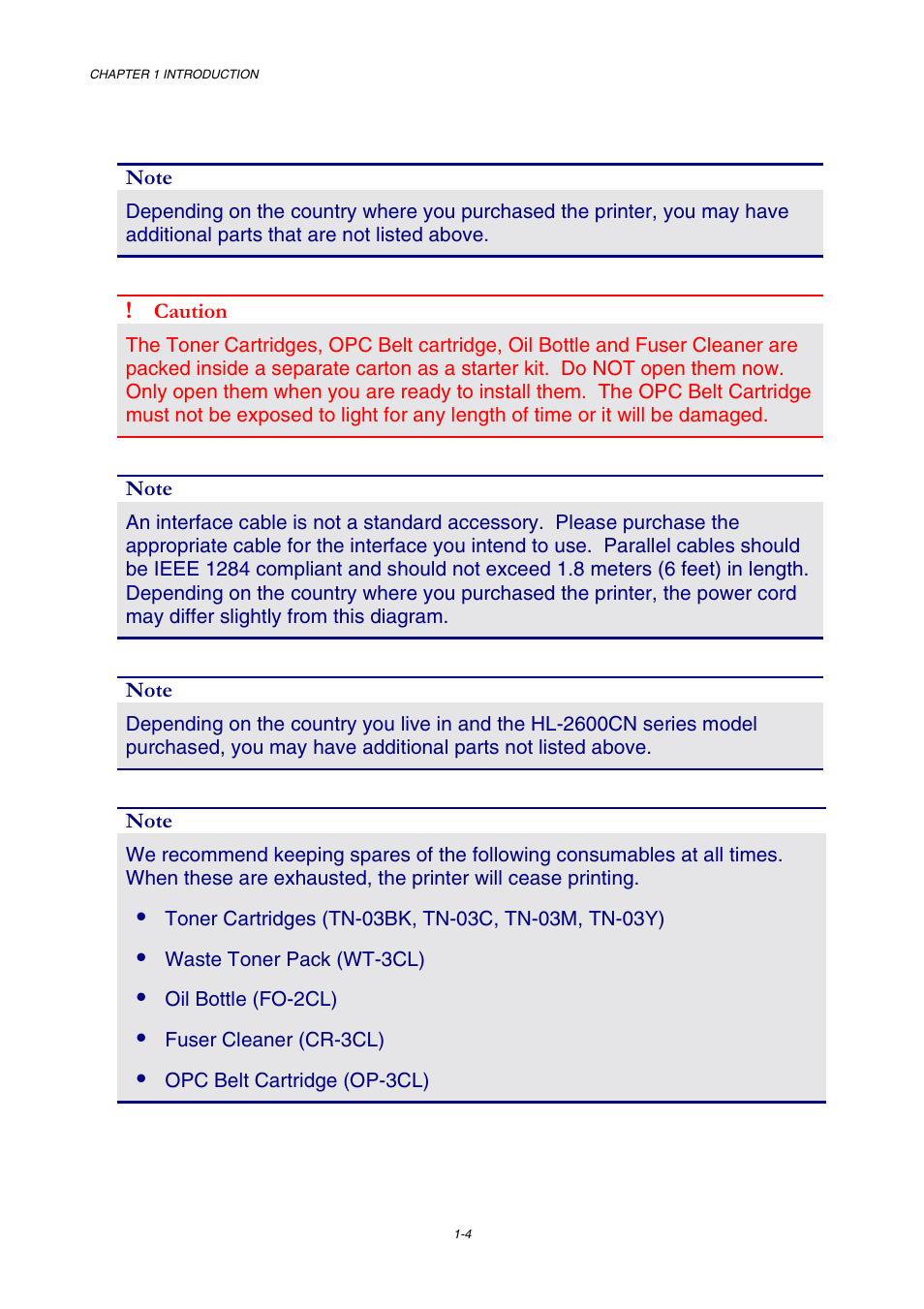 Brother HL-2600CN Series User Manual | Page 21 / 225