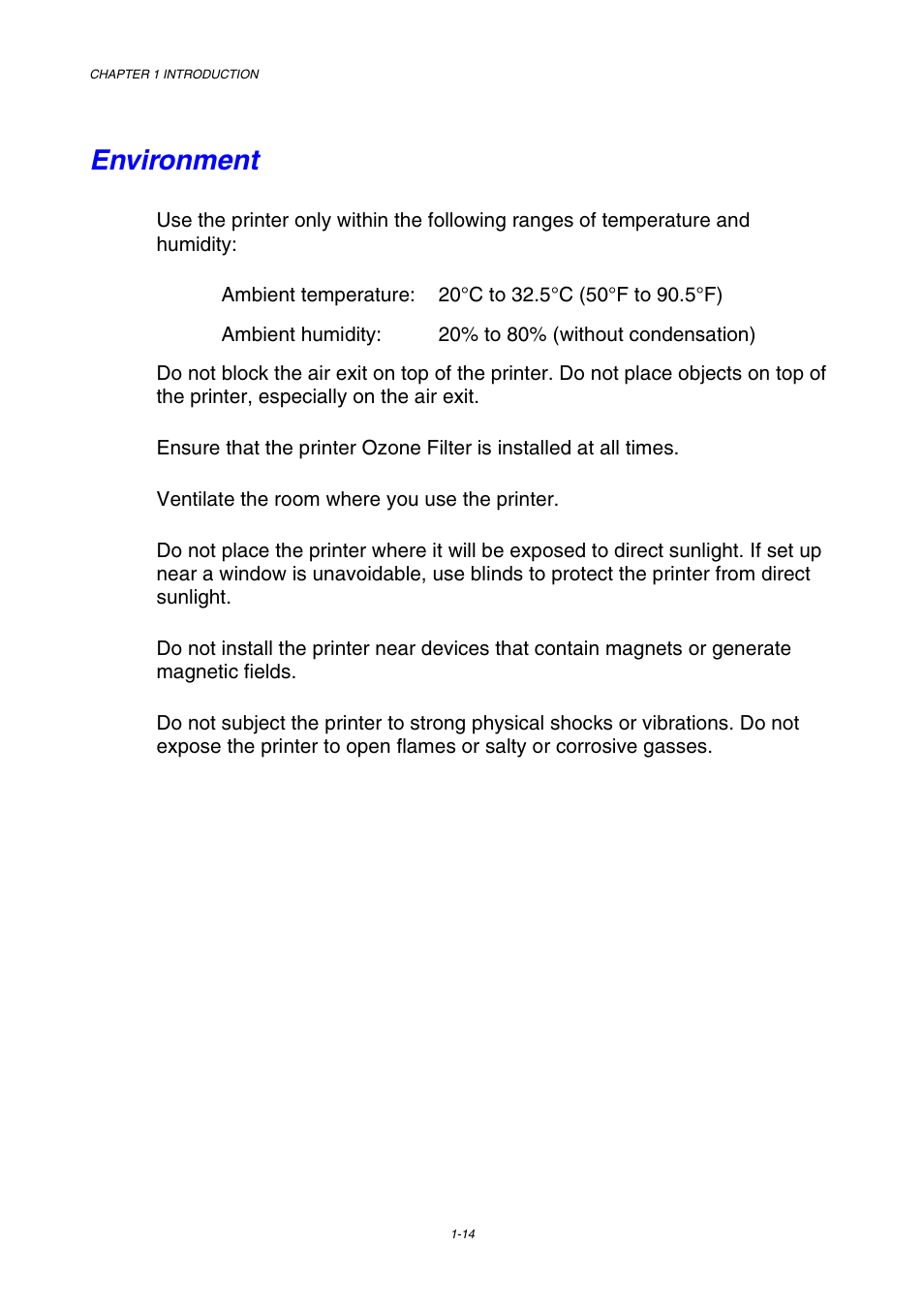 Environment | Brother HL-2600CN Series User Manual | Page 31 / 225