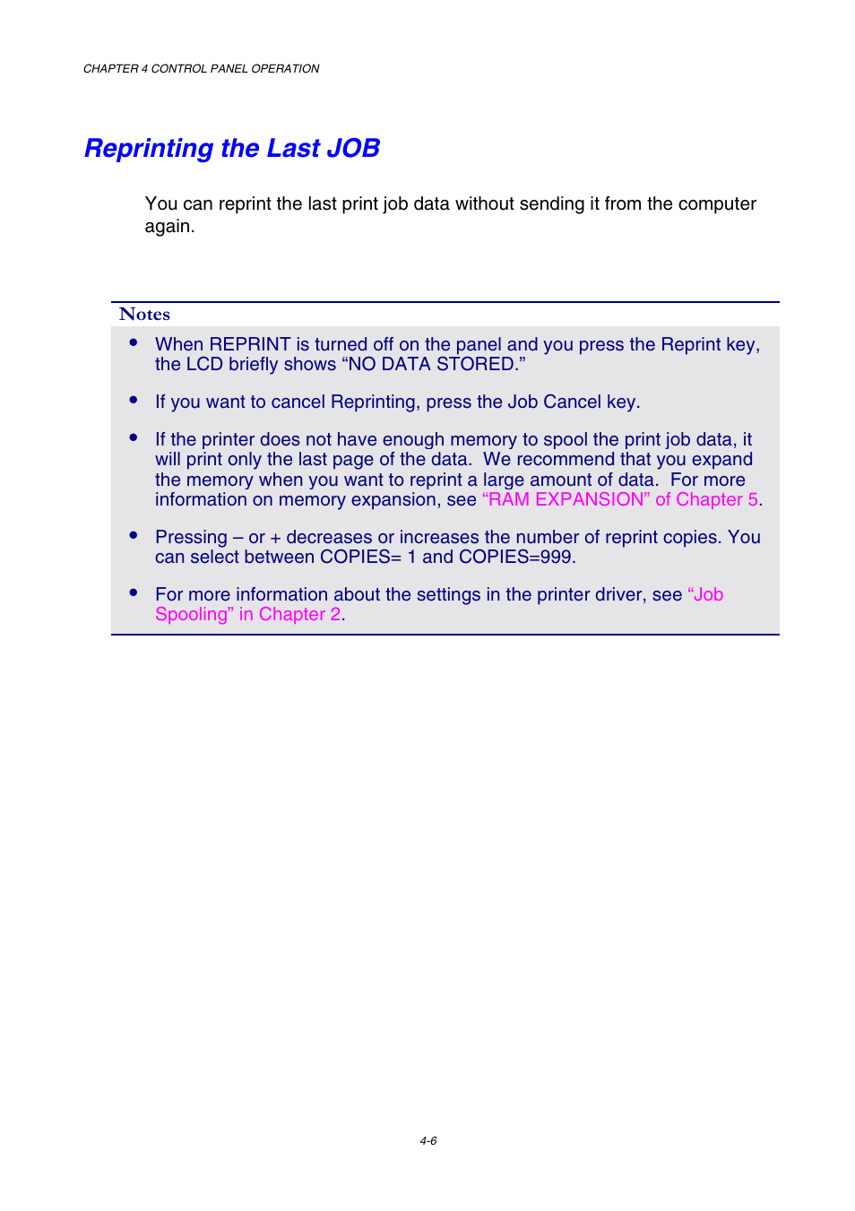 Reprinting the last job | Brother HL-2600CN Series User Manual | Page 75 / 225