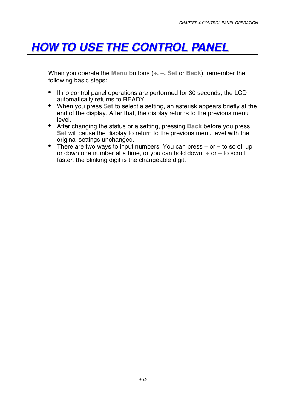 How to use the control panel | Brother HL-2600CN Series User Manual | Page 88 / 225