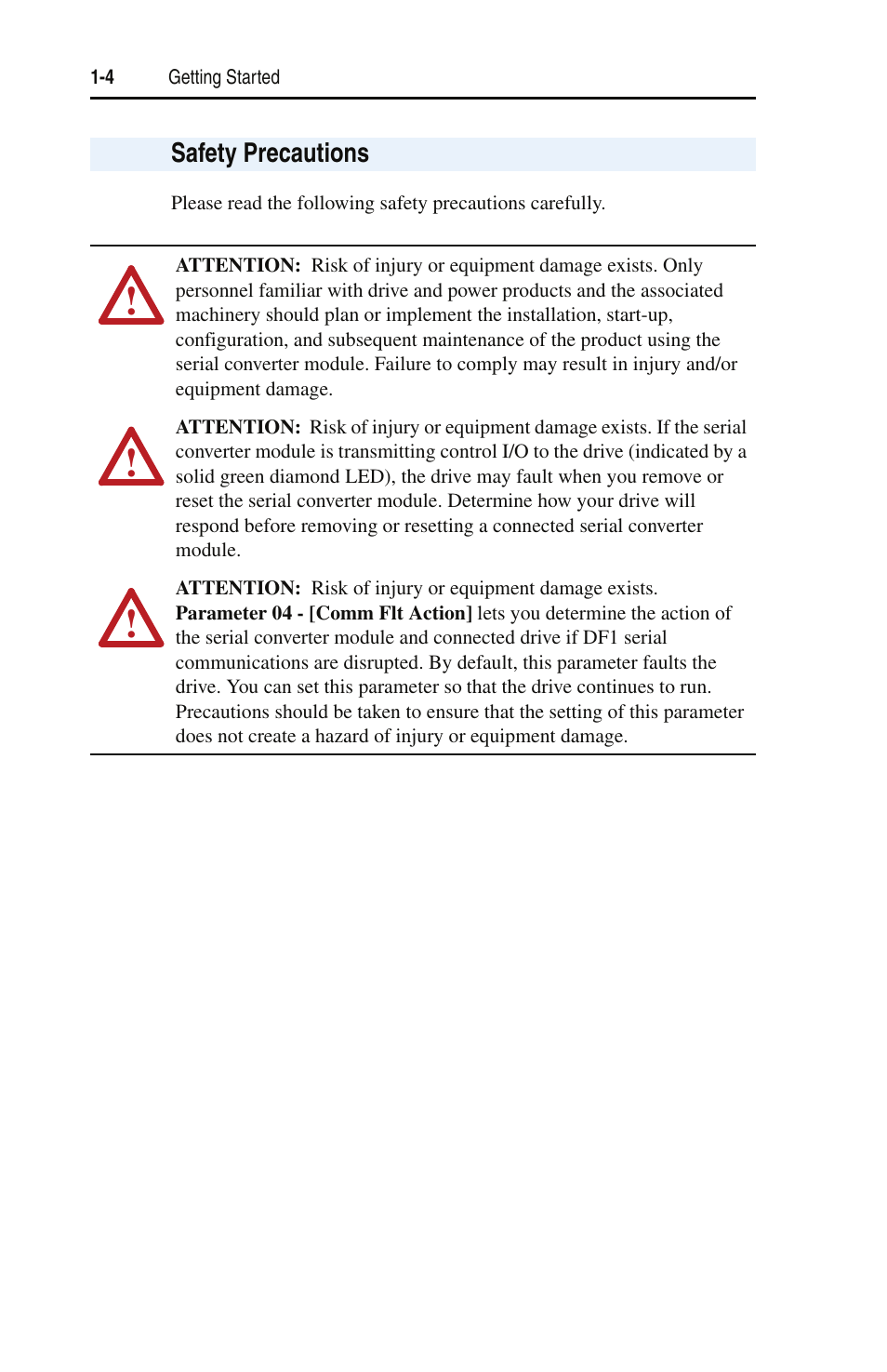 Rockwell Automation 22-SCM-232 Serial Converter Module User Manual | Page 12 / 104