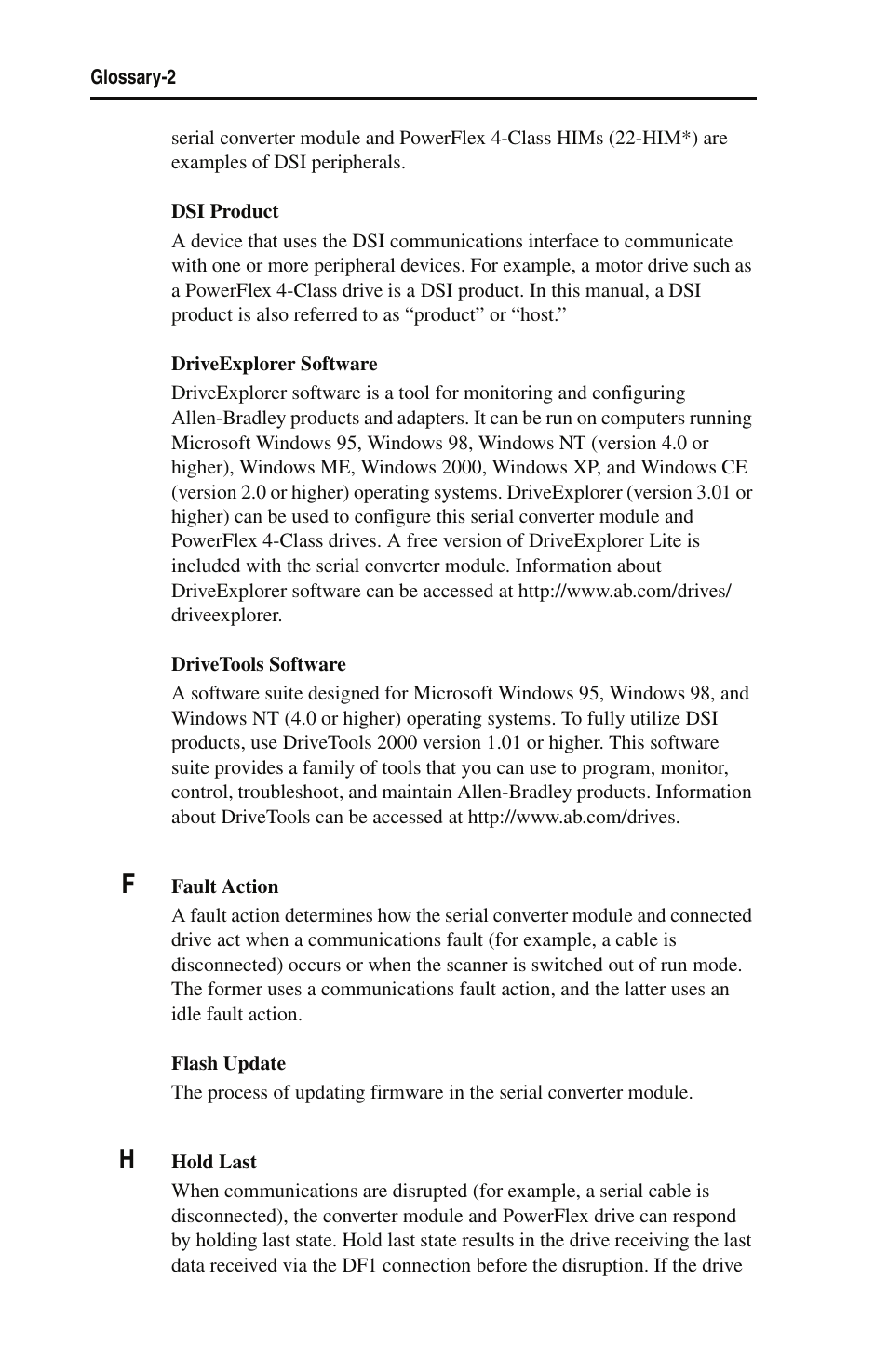 Rockwell Automation 22-SCM-232 Serial Converter Module User Manual | Page 96 / 104