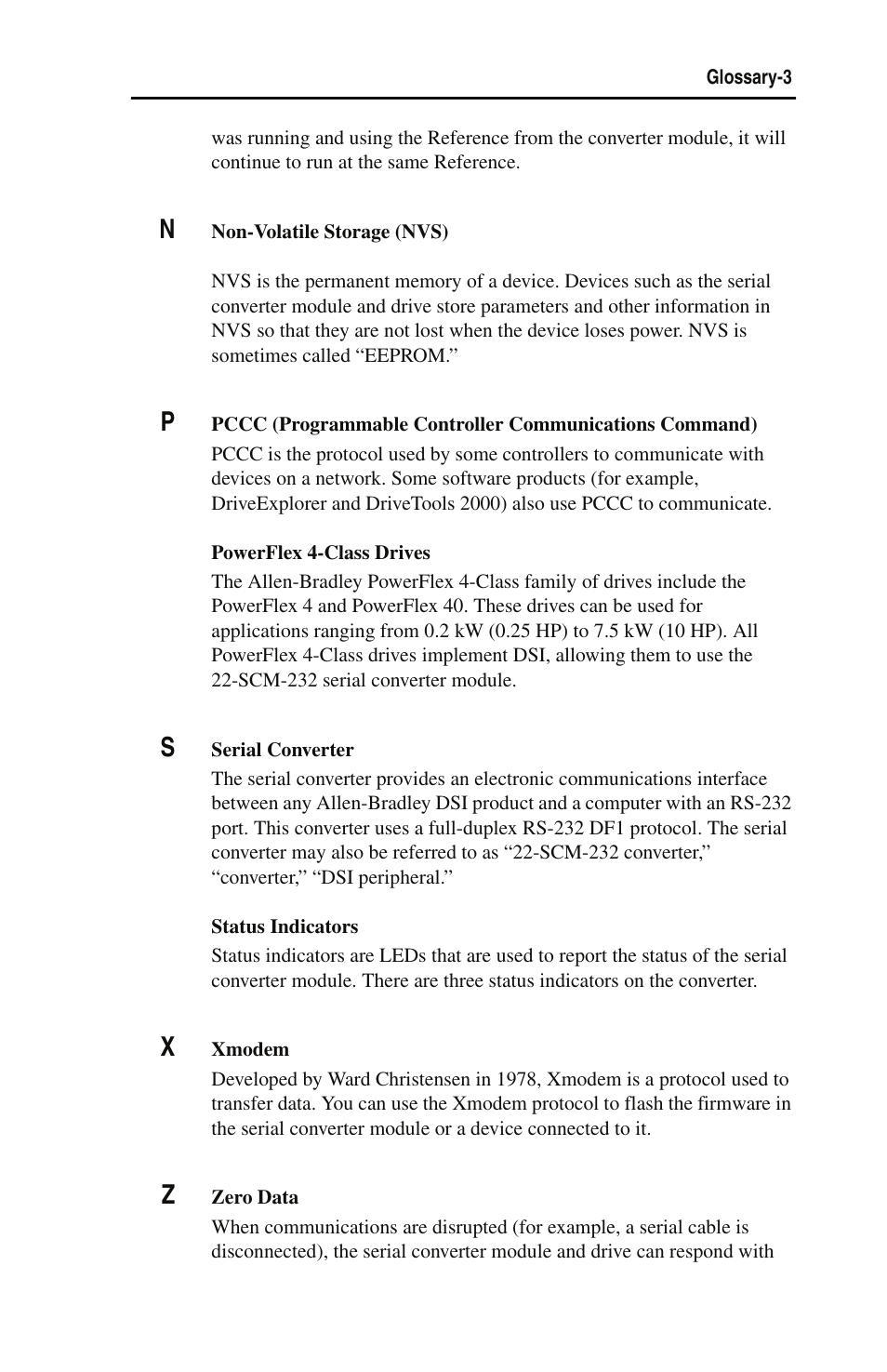 Rockwell Automation 22-SCM-232 Serial Converter Module User Manual | Page 97 / 104