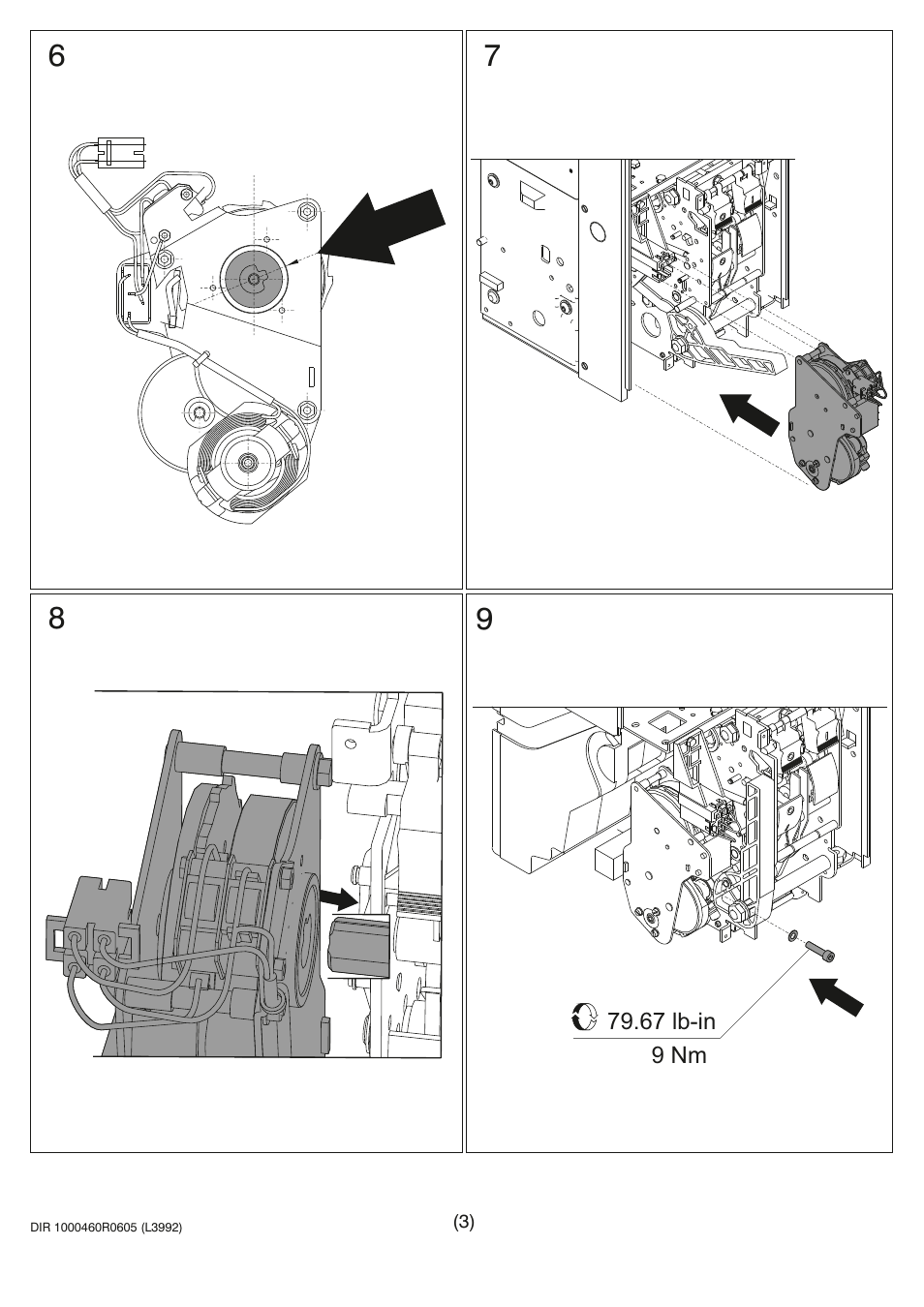 Rockwell Automation 140G-R-SCMx Spring Charging Motor User Manual | Page 3 / 5