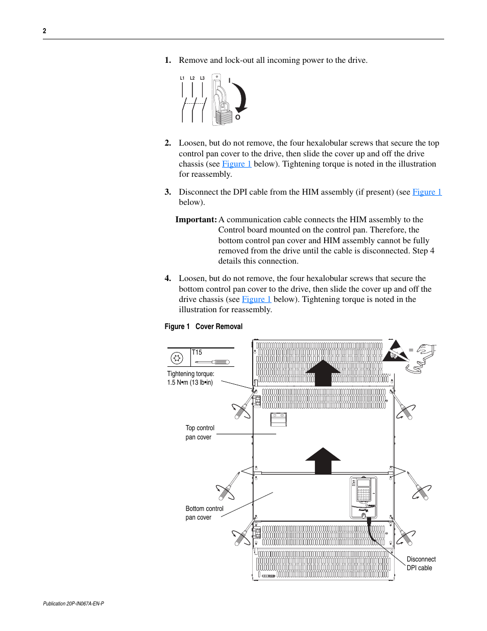 Rockwell Automation 20P PowerFlex DC Drive - Frame D Switching Power Supply Fuse Replacement User Manual | Page 2 / 4