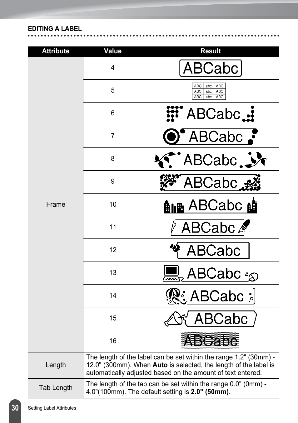 Brother P-TOUCH PT-2030 User Manual | Page 36 / 68