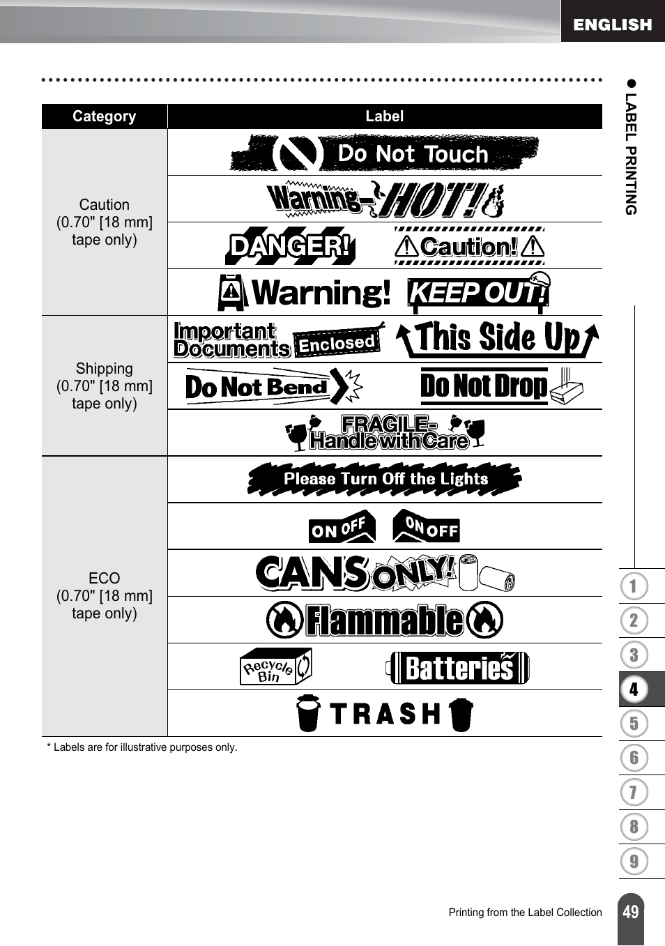 Brother P-TOUCH PT-2030 User Manual | Page 55 / 68