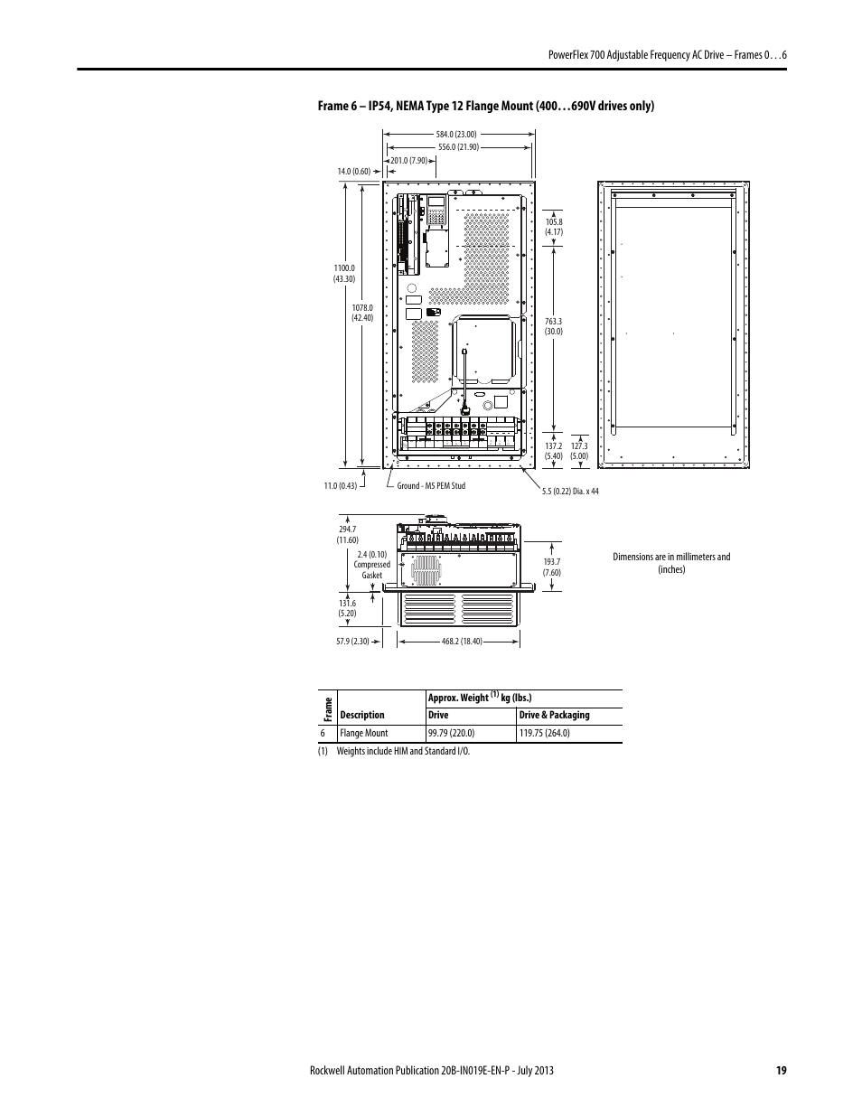 Output | Rockwell Automation 20B PowerFlex 700 Installation Instructions - Frames 0…6 User Manual | Page 19 / 78