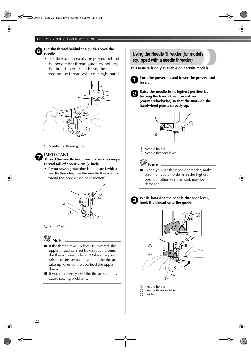 Brother XL-3500 User Manual | Page 24 / 51