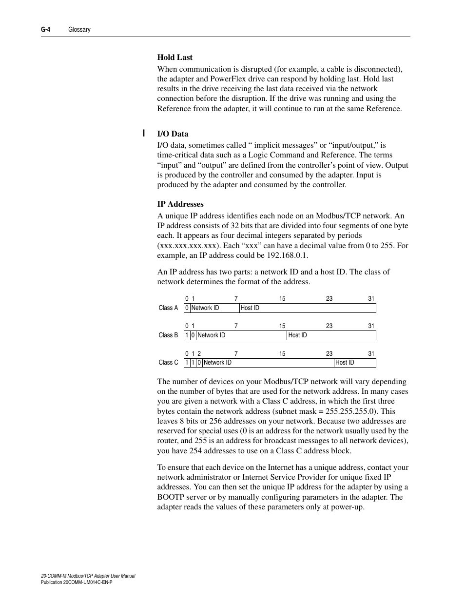 Rockwell Automation 20-COMM-M Modbus/TCP Adapter User Manual | Page 90 / 98