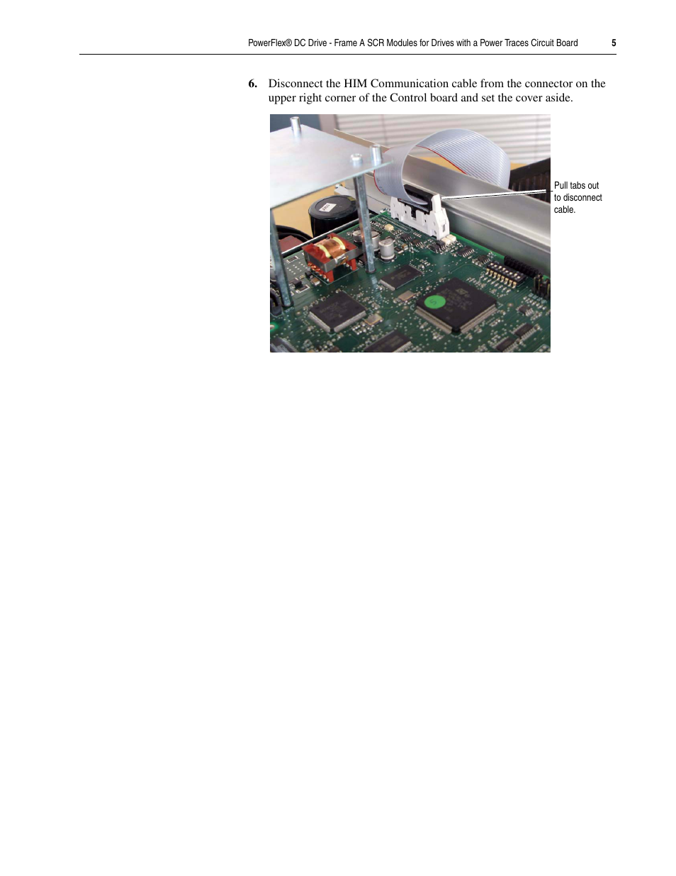 Rockwell Automation 20P PowerFlex DC Drive - Frame A SCR Modules for Drive w/Power Traces Circuit Board User Manual | Page 5 / 18