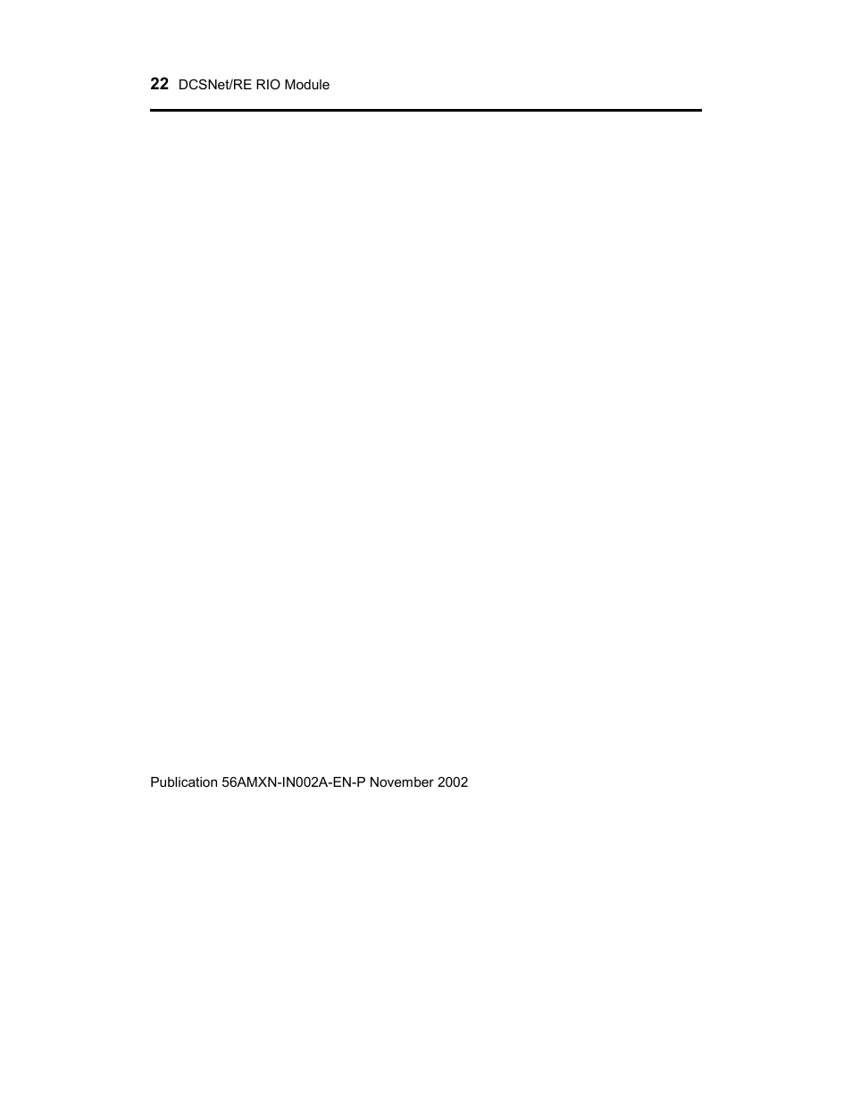 Rockwell Automation 56AMXN ControlLogix/AutoMax/Communication/Module User Manual | Page 22 / 24