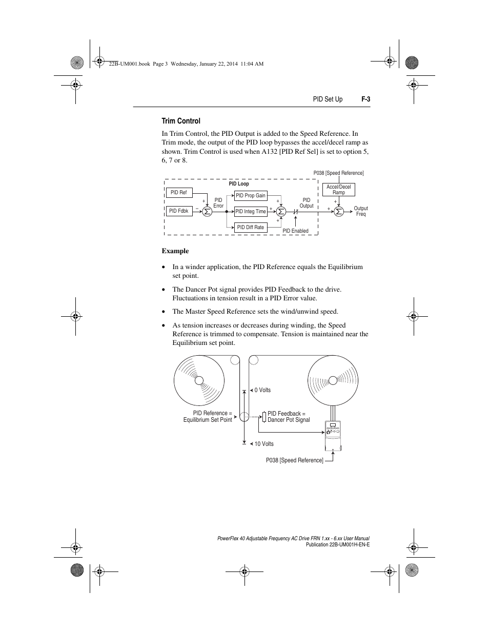 Trim control | Rockwell Automation 22B PowerFlex 40 FRN 1.xx - 6.xx User Manual | Page 147 / 160
