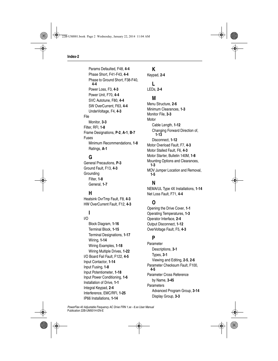 Rockwell Automation 22B PowerFlex 40 FRN 1.xx - 6.xx User Manual | Page 156 / 160
