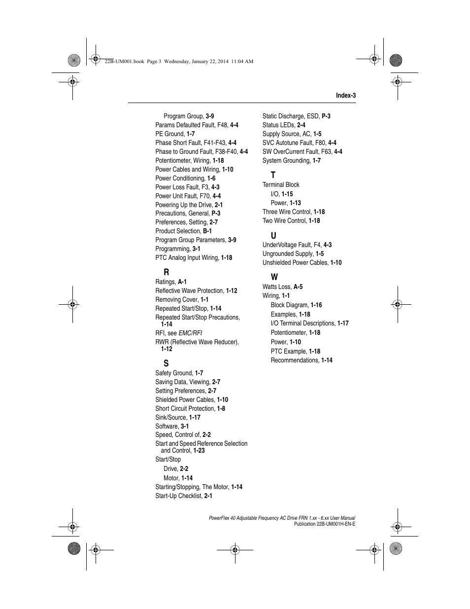 Rockwell Automation 22B PowerFlex 40 FRN 1.xx - 6.xx User Manual | Page 157 / 160