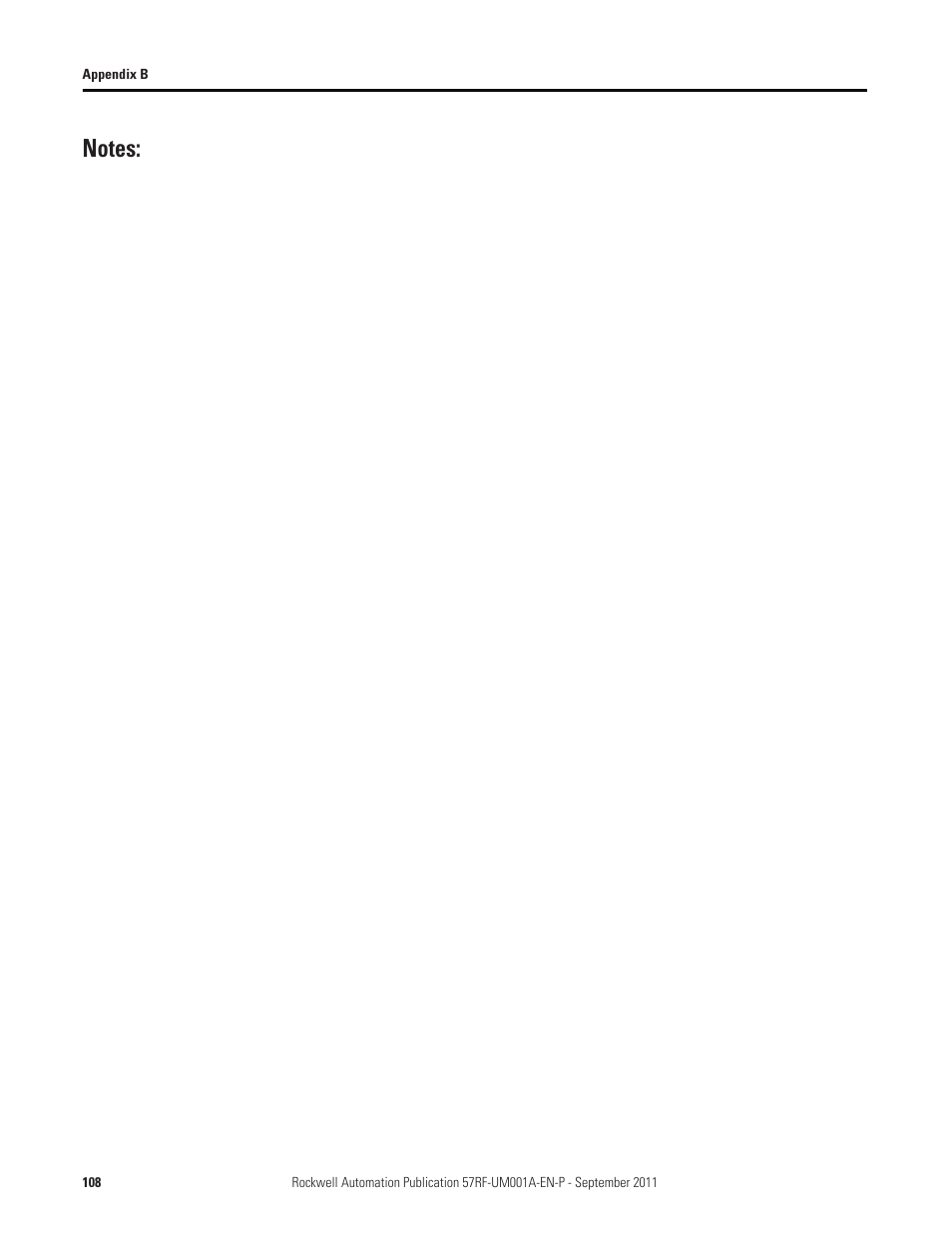 Rockwell Automation 57RF RFID ICODE Handheld Interface User Manual User Manual | Page 108 / 112
