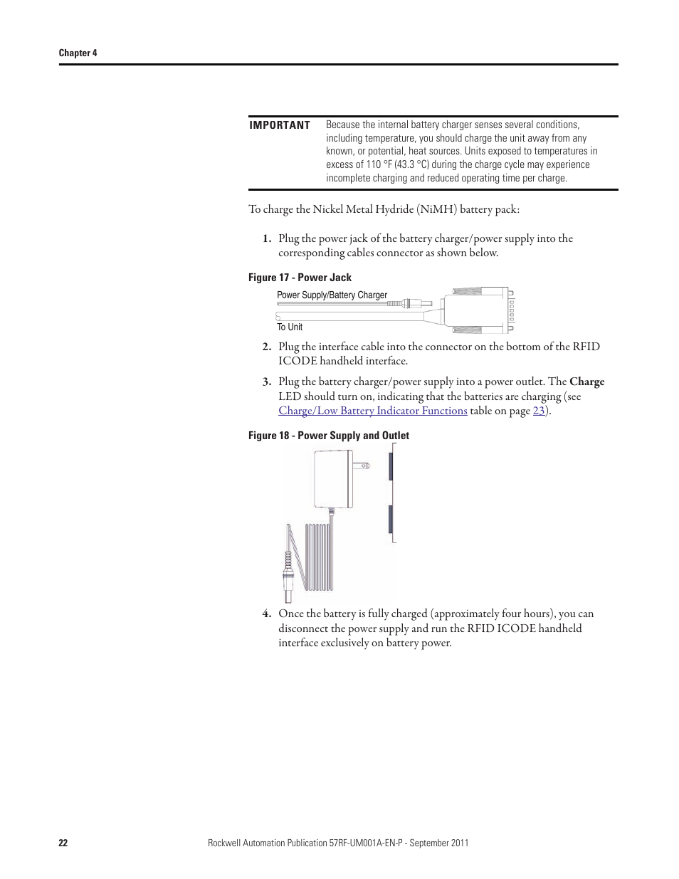 Rockwell Automation 57RF RFID ICODE Handheld Interface User Manual User Manual | Page 22 / 112