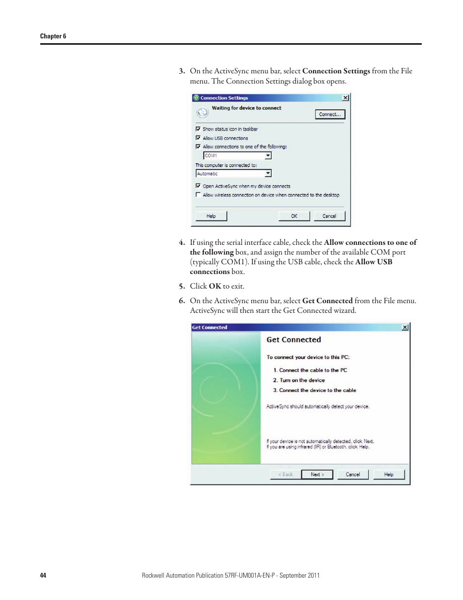 Rockwell Automation 57RF RFID ICODE Handheld Interface User Manual User Manual | Page 44 / 112