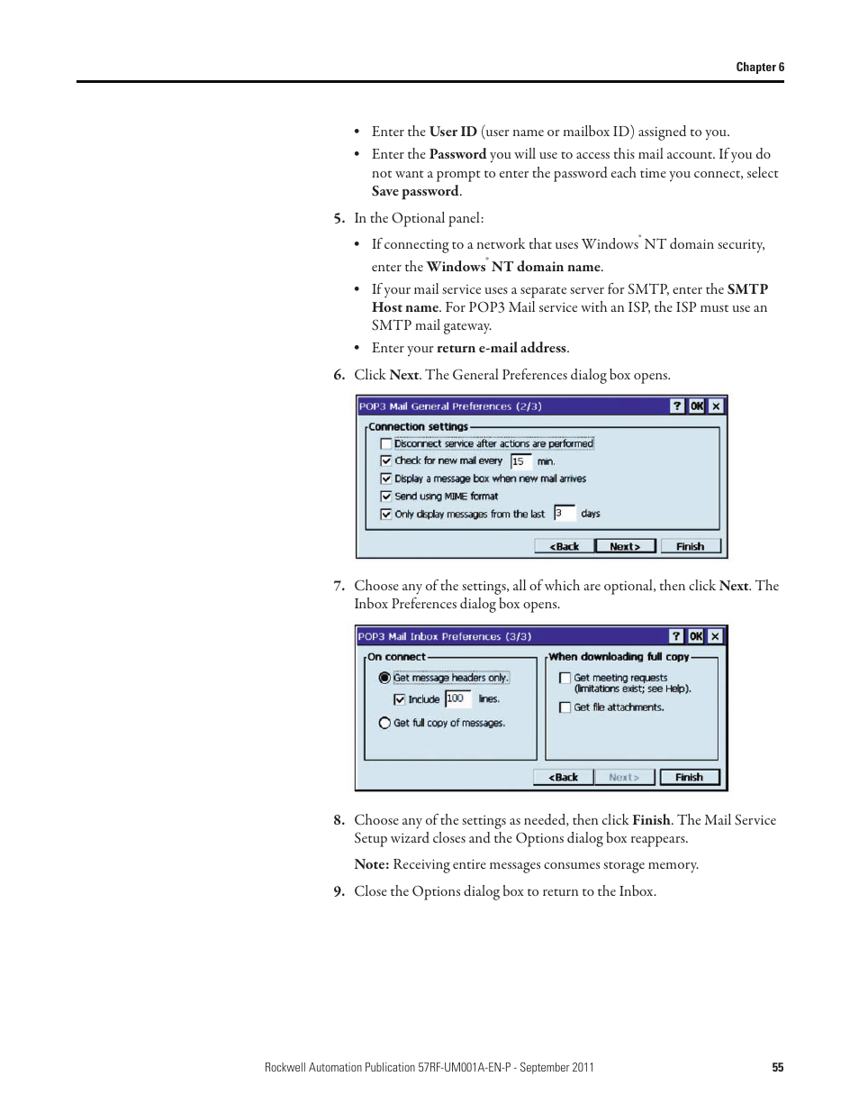 Rockwell Automation 57RF RFID ICODE Handheld Interface User Manual User Manual | Page 55 / 112