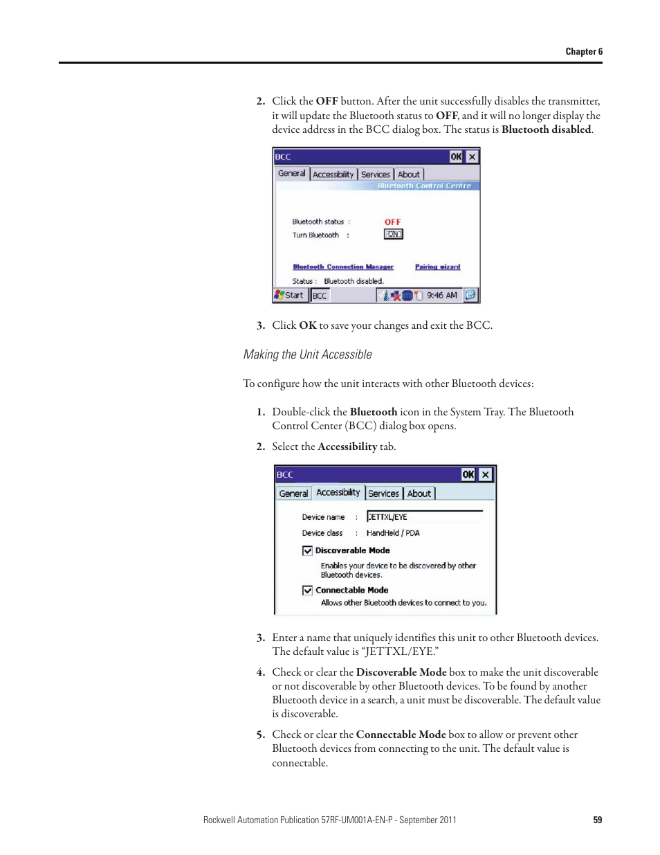 Rockwell Automation 57RF RFID ICODE Handheld Interface User Manual User Manual | Page 59 / 112