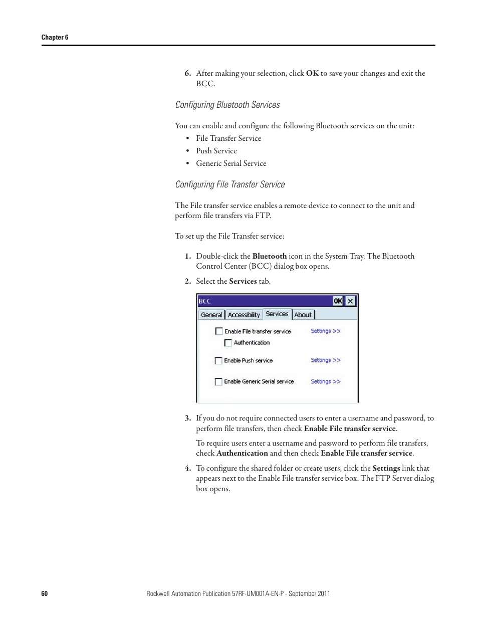 Rockwell Automation 57RF RFID ICODE Handheld Interface User Manual User Manual | Page 60 / 112