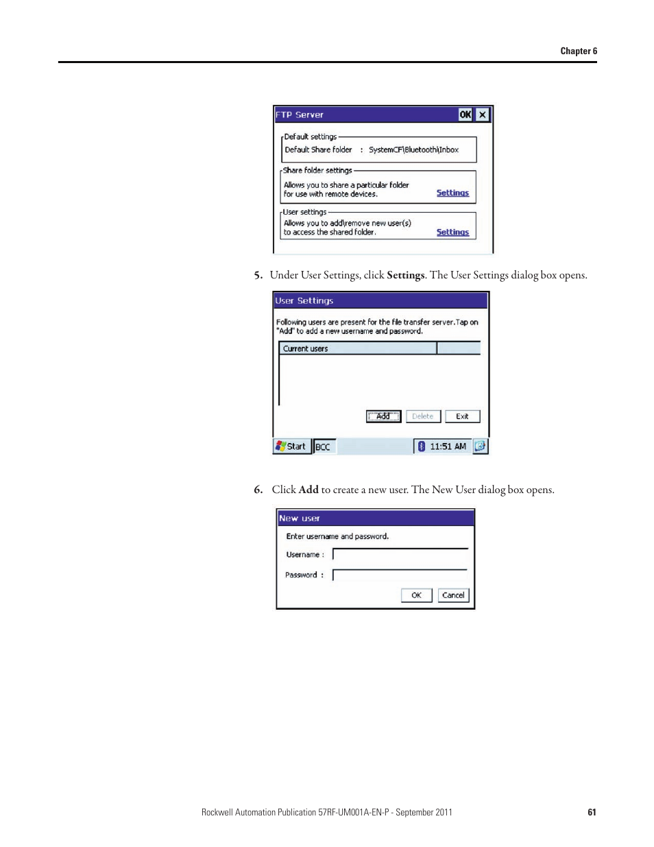 Rockwell Automation 57RF RFID ICODE Handheld Interface User Manual User Manual | Page 61 / 112