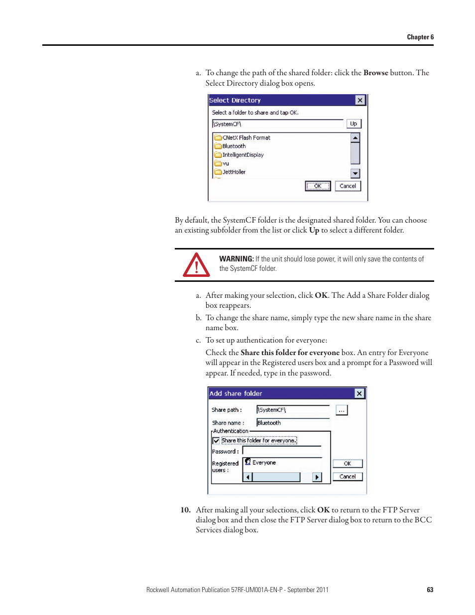 Rockwell Automation 57RF RFID ICODE Handheld Interface User Manual User Manual | Page 63 / 112
