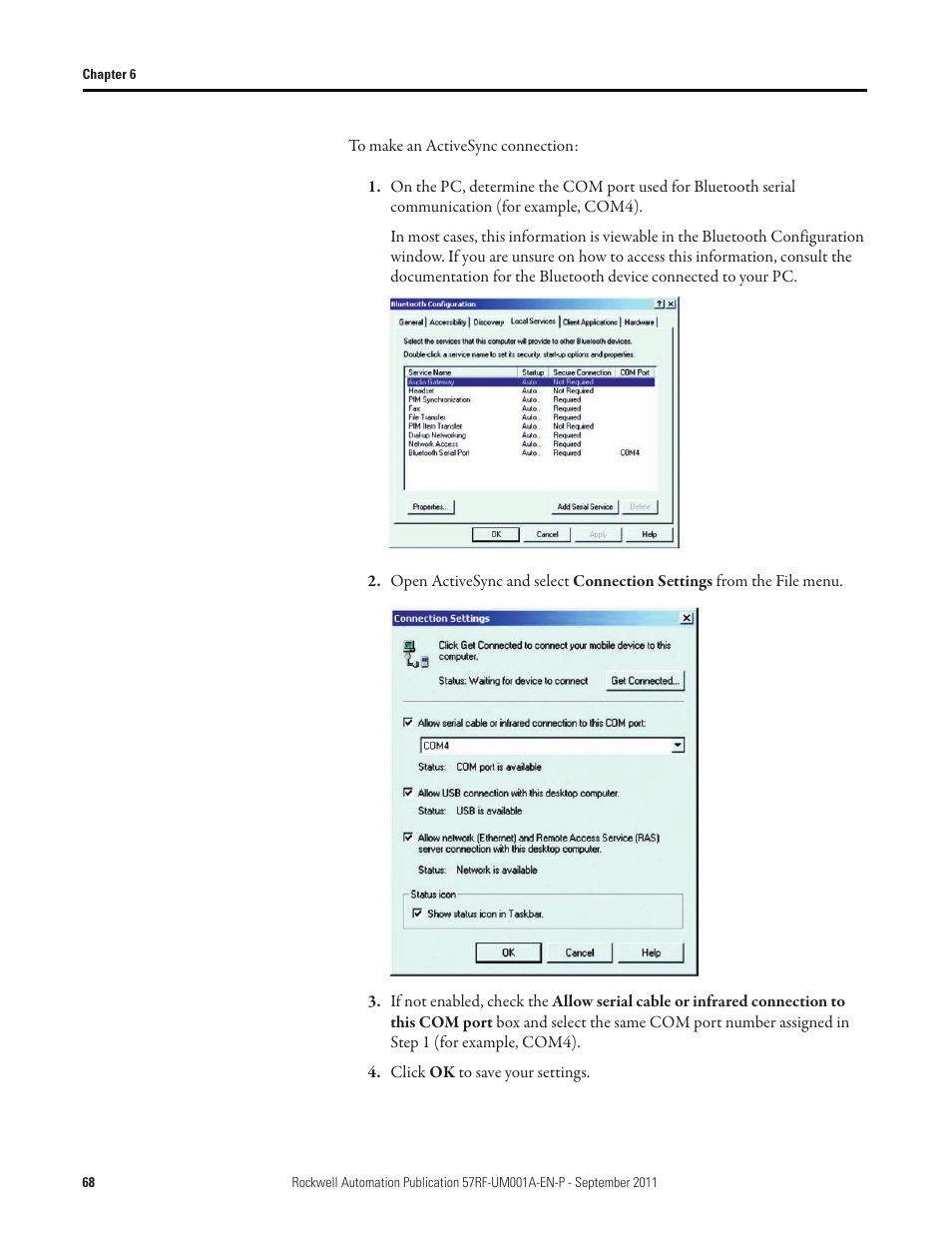 Rockwell Automation 57RF RFID ICODE Handheld Interface User Manual User Manual | Page 68 / 112