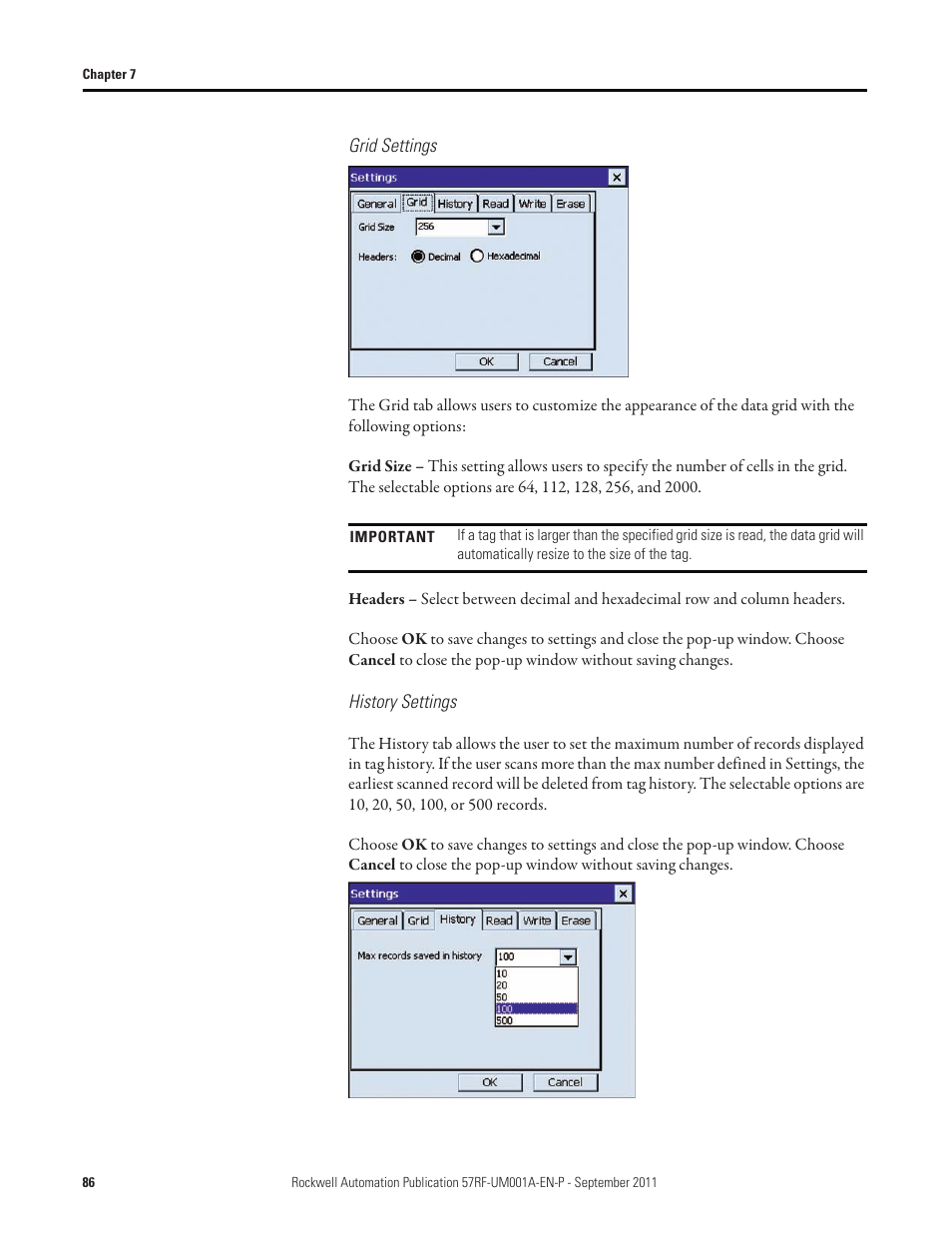 Rockwell Automation 57RF RFID ICODE Handheld Interface User Manual User Manual | Page 86 / 112