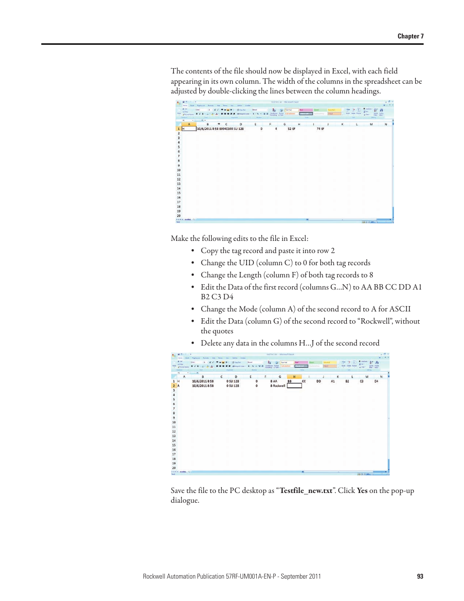 Rockwell Automation 57RF RFID ICODE Handheld Interface User Manual User Manual | Page 93 / 112